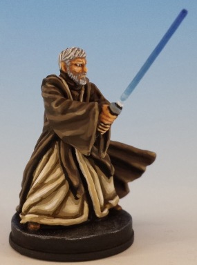 Obi-Wan Kenobi painted and photographed by Matthew of www.oldenhammer.com