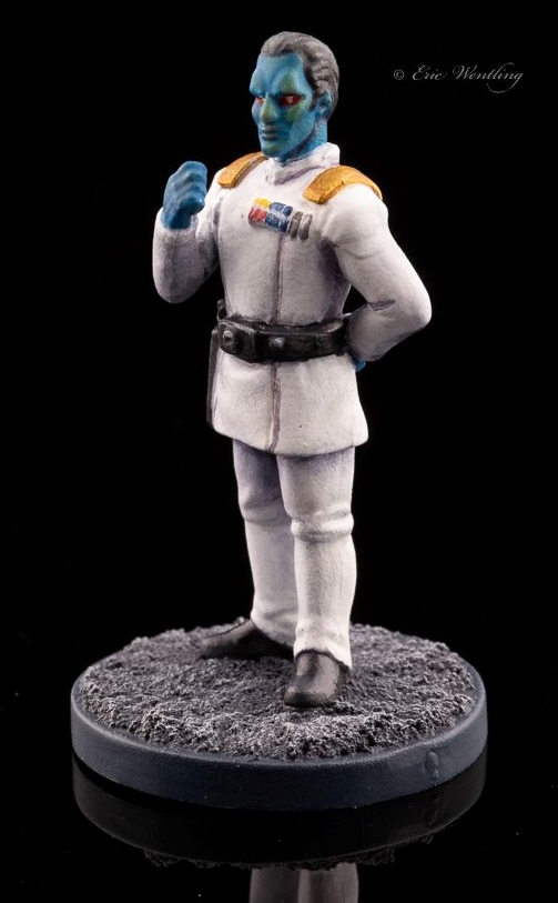Thrawn, painted and photographed by Eric Wentling on www.boardgamegeek.com